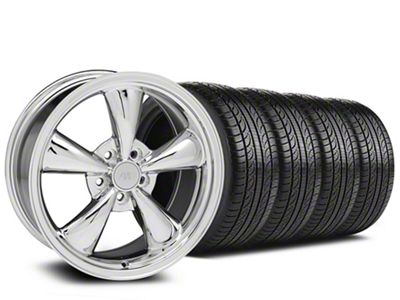 18x8 Bullitt Wheel & Pirelli All-Season P Zero Nero Tire Package (05-10 Mustang GT; 05-14 Mustang V6)