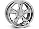 18x9 American Muscle Wheels Bullitt Wheel - 255/45R18 Sumitomo High Performance Summer HTR Z5 Tire; Wheel & Tire Package (05-10 Mustang GT; 05-14 Mustang V6)