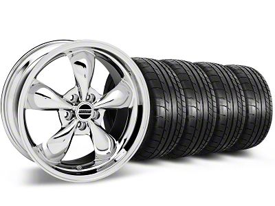 19x8.5 Bullitt Wheel & Mickey Thompson Street Comp Tire Package (05-14 Mustang GT w/o Performance Pack, V6)