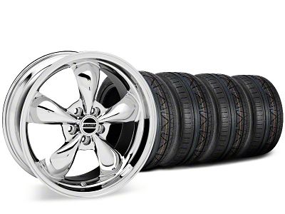 19x8.5 Bullitt Wheel & NITTO High Performance INVO Tire Package (15-23 Mustang EcoBoost w/o Performance Pack, V6)