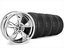 Staggered 20x8.5/10 Deep Dish Bullitt Wheel and NITTO NT555 G2 Summer Tire Package (15-23 Mustang EcoBoost w/o Performance Pack, V6)