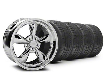 18x9 Bullitt Motorsport Wheel & Mickey Thompson Street Comp Tire Package (05-14 Mustang GT w/o Performance Pack, V6)