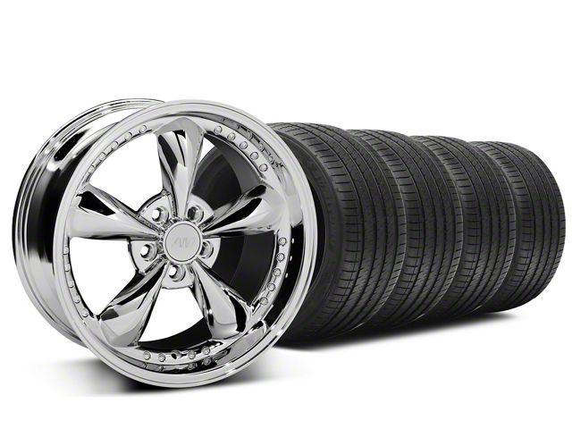 18x9 Bullitt Motorsport Wheel & Sumitomo High Performance HTR Z5 Tire Package (05-14 Mustang GT w/o Performance Pack, V6)
