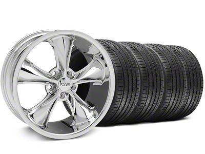 18x8.5 Foose Legend Wheel & Sumitomo High Performance HTR Z5 Tire Package (05-10 Mustang GT, V6)