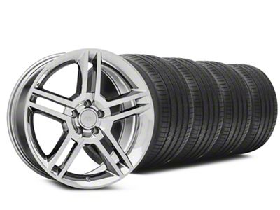 19x8.5 2010 GT500 Style Wheel & Sumitomo High Performance HTR Z5 Tire Package (05-14 Mustang)