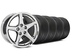 17x9 Saleen Style Wheel & Sumitomo High Performance HTR Z5 Tire Package (99-04 Mustang)