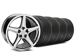 18x9 Saleen Style Wheel & Sumitomo High Performance HTR Z5 Tire Package (99-04 Mustang)