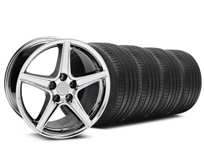 18x9 Saleen Style Wheel & Sumitomo High Performance HTR Z5 Tire Package (99-04 Mustang)