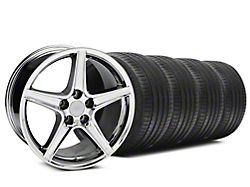 18x9 Saleen Style Wheel & Sumitomo High Performance HTR Z5 Tire Package (05-14 Mustang GT, V6)