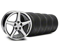 18x9 Saleen Style Wheel & Sumitomo High Performance HTR Z5 Tire Package (94-98 Mustang)