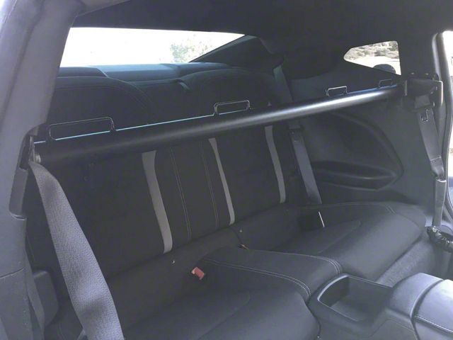 Cipher Auto Custom Seat Harness Bar; Black (16-24 Camaro)