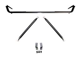 Cipher Auto Custom Seat Harness Bar; Black (15-20 Charger)