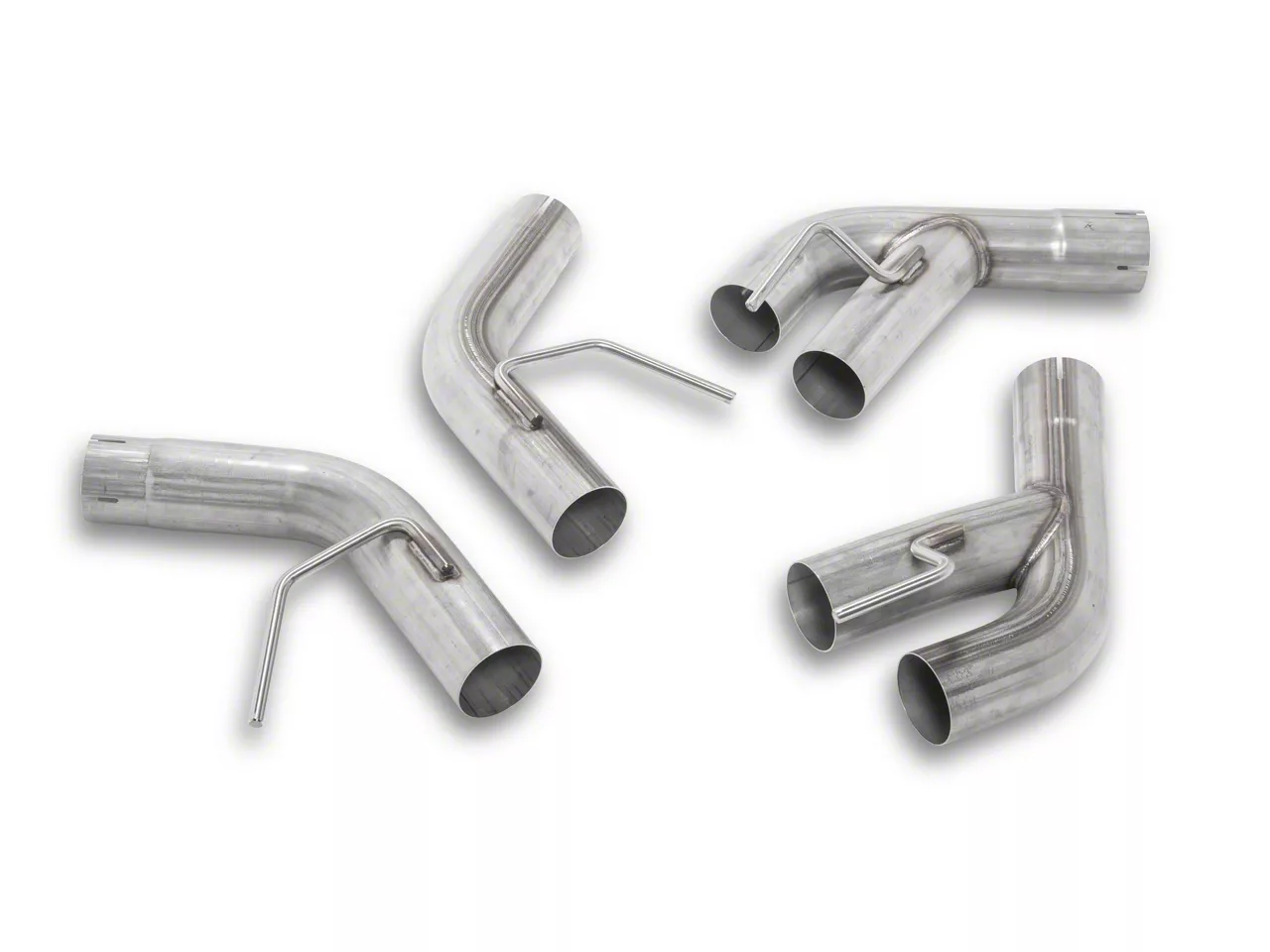 C&L Camaro Muffler Delete Axle-Back with Polished Tips