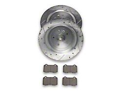 C&L Super Sport Brake Rotor and Pad Kit; Rear (10-15 Camaro SS; 12-24 Camaro ZL1)