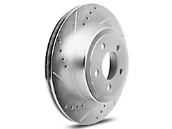 C&L Super Sport Cross-Drilled and Slotted Rotors; Rear Pair (09-23 Charger)