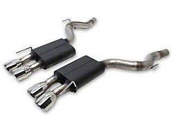 C&L Axle-Back Exhaust with Polished Quad Tips (18-23 Mustang GT w/o Active Exhaust)