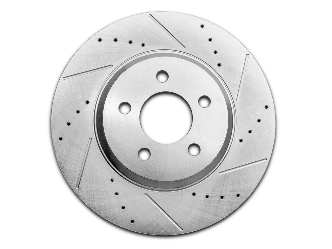 C&L Mustang Super Sport Cross-Drilled and Slotted Rotors
