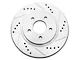 C&L Super Sport Cross-Drilled and Slotted Rotors; Rear Pair (05-14 Mustang, Excluding 13-14 GT500)