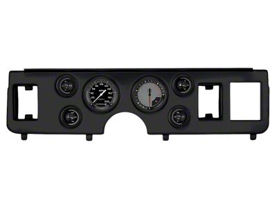 Classic Instruments Autocross Gray Gauge Cluster Package; Short-Sweep; Black (79-86 Mustang)