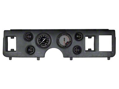 Classic Instruments Autocross Gray Gauge Cluster Package; Short-Sweep; Carbon Fiber (79-86 Mustang)