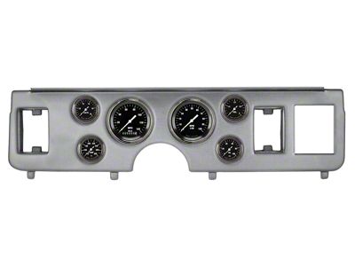 Classic Instruments Hot Rod Gauge Cluster Package; Full-Sweep; Brushed Aluminum (79-86 Mustang)