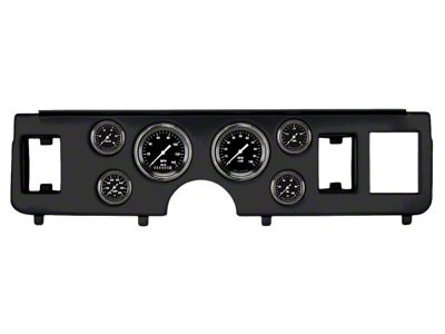 Classic Instruments Hot Rod Gauge Cluster Package; Full-Sweep; Black (79-86 Mustang)
