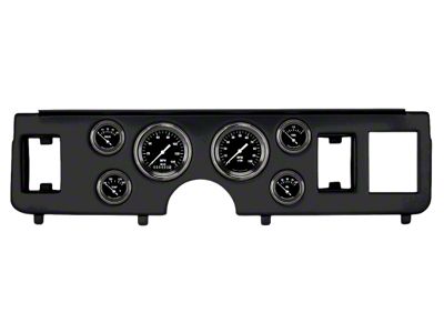Classic Instruments Hot Rod Gauge Cluster Package; Short-Sweep; Black (79-86 Mustang)