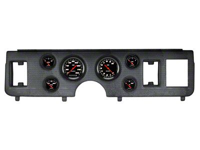 Classic Instruments Velocity Black Gauge Cluster Package; Short-Sweep; Carbon Fiber (79-86 Mustang)