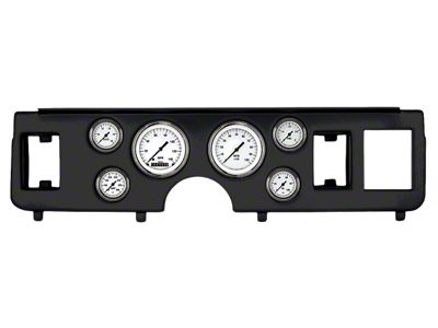 Classic Instruments White Hot Gauge Cluster Package; Full-Sweep; Black (79-86 Mustang)