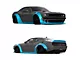 Clinched Flares Widebody Kit with Ducktail Rear Spoiler; Unpainted (08-23 Challenger)