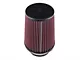 C&L Cold Air Intake Replacement Filter; 4-Inch Inlet / 8-Inch Length