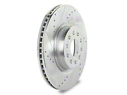 C&L Super Sport HD Cross-Drilled and Slotted Rotors; Front Pair (16-24 Camaro LT1, SS w/ 4-Piston Front Calipers)