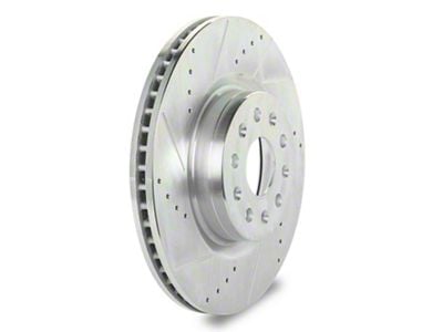 C&L Super Sport HD Cross-Drilled and Slotted Rotors; Front Pair (16-24 Camaro LT1, SS w/ 4-Piston Front Calipers)