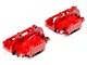 C&L Performance Series Front Brake Calipers; Red (12-20 Challenger GT, R/T, Rallye Redline, SXT & T/A w/ Dual Piston Front Calipers)