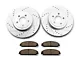 C&L Super Sport Brake Rotor and Pad Kit; Front (09-23 Challenger GT, R/T, Rallye Redline, SXT & T/A w/ Dual Piston Front Calipers; 2011 Challenger SE w/ Dual Piston Front Calipers)