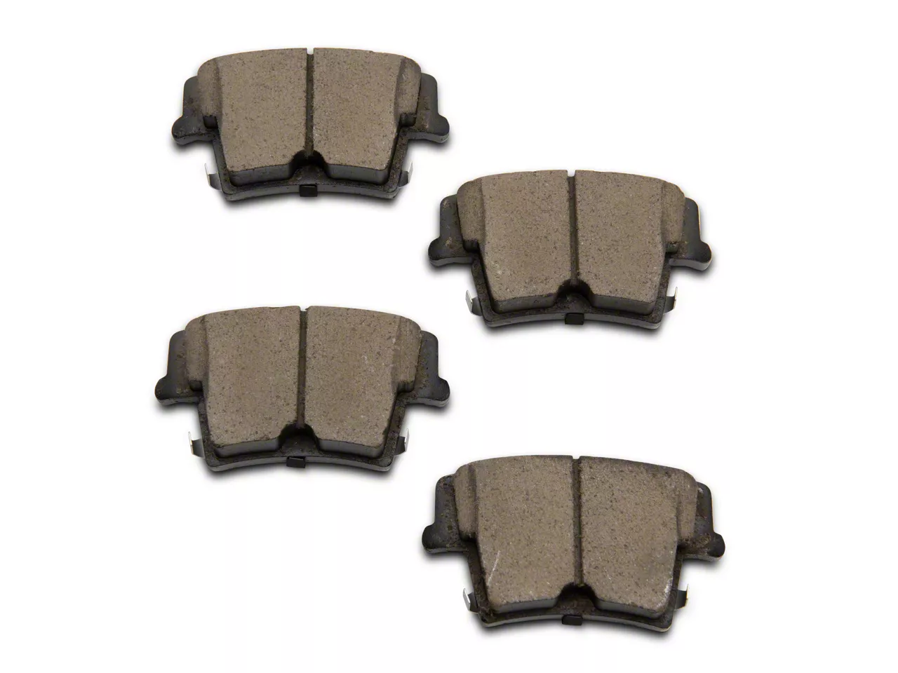 C&L Challenger Super Sport Ceramic Brake Pads; Rear Pair CH7414