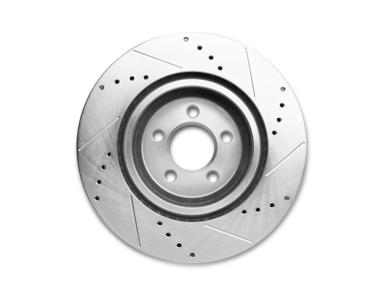 C&L Challenger Super Sport Cross-Drilled and Slotted Rotor