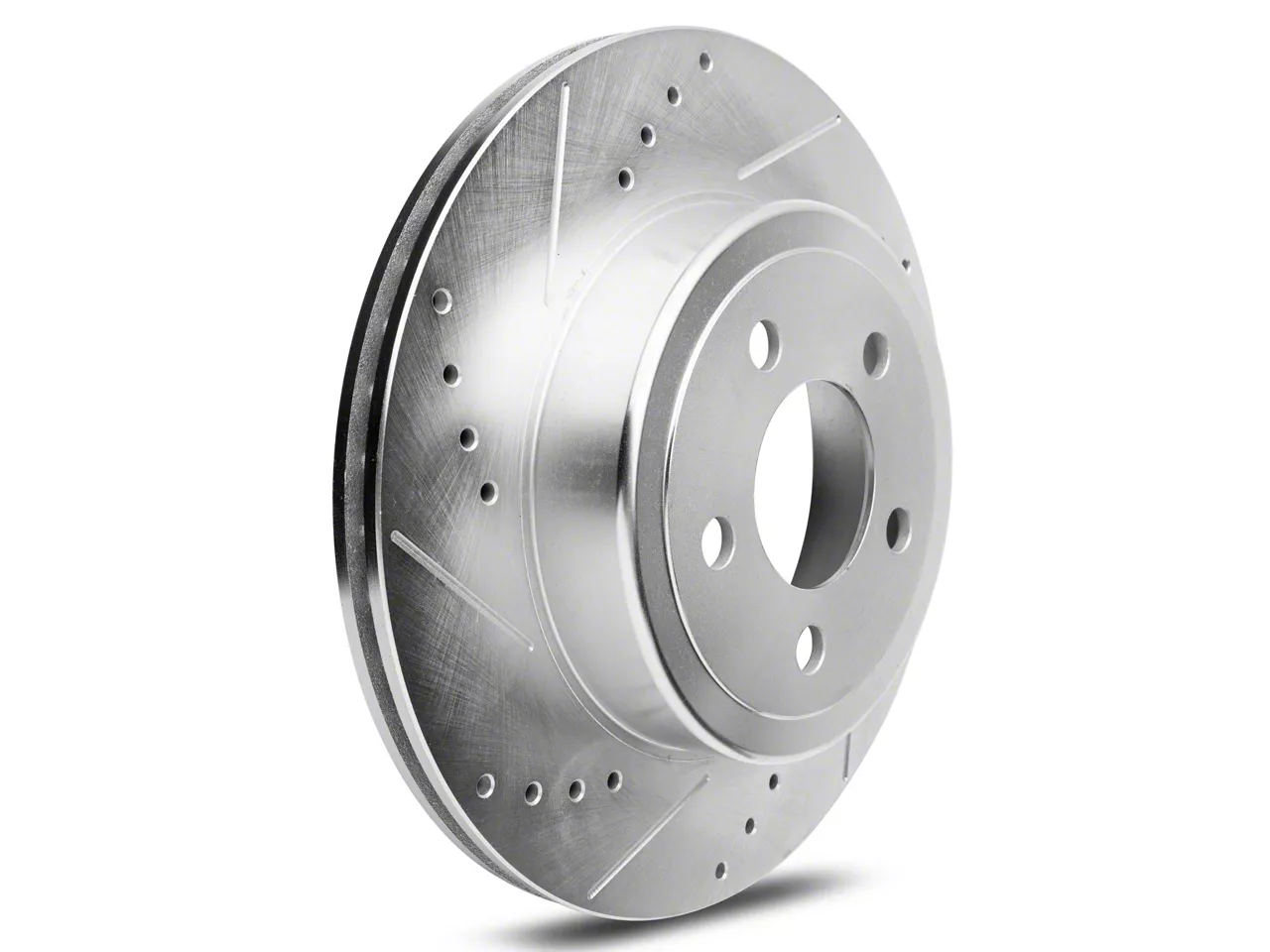 C&L Challenger Super Sport Cross-Drilled and Slotted Rotors