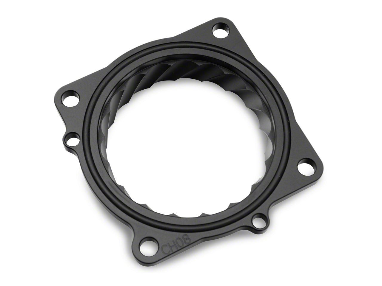 C&L Challenger Throttle Body Spacer; Black CH15299 (0809 6.1L HEMI Challenger; 0923 5.7L HEMI
