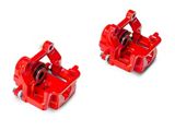 C&L Performance Series Rear Brake Calipers; Red (06-20 Charger w/ Dual Piston Front Calipers & 320mm Vented Rear Rotors)