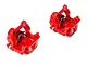 C&L Performance Series Rear Brake Calipers; Red (06-20 Charger AWD SE, AWD SXT, Daytona, GT & R/T w/ Dual Piston Front Calipers)
