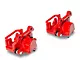 C&L Performance Series Rear Brake Calipers; Red (06-20 Charger AWD SE, AWD SXT, Daytona, GT & R/T w/ Dual Piston Front Calipers)