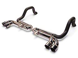 C&L Muffler Delete Axle-Back Exhaust with Polished Tips (97-04 Corvette C5)
