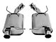 C&L Axle-Back Exhaust with Black Tips (11-14 Mustang GT)