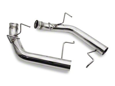 C&L Muffler Delete Axle-Back Exhaust with Black Tips (11-14 Mustang GT)