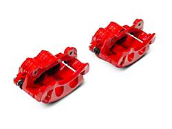 C&L Performance Series Front Brake Calipers; Red (05-10 Mustang GT; 11-14 Mustang V6)