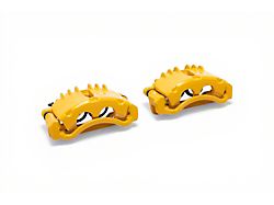 C&L Performance Series Front Brake Calipers; Yellow (99-02 Mustang GT, V6)
