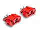C&L Performance Series Rear Brake Calipers; Red (15-23 Mustang EcoBoost w/o Performance Pack, V6)