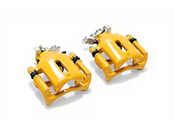 C&L Performance Series Rear Brake Calipers; Yellow (05-14 Mustang)