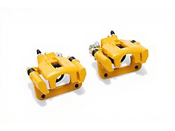 C&L Performance Series Rear Brake Calipers; Yellow (94-04 Mustang GT, V6)